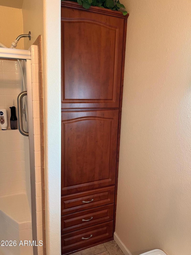 27. Master bath storage