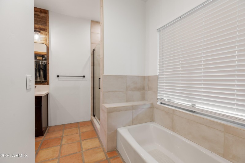 Soaking Tub and WalkIn Shower