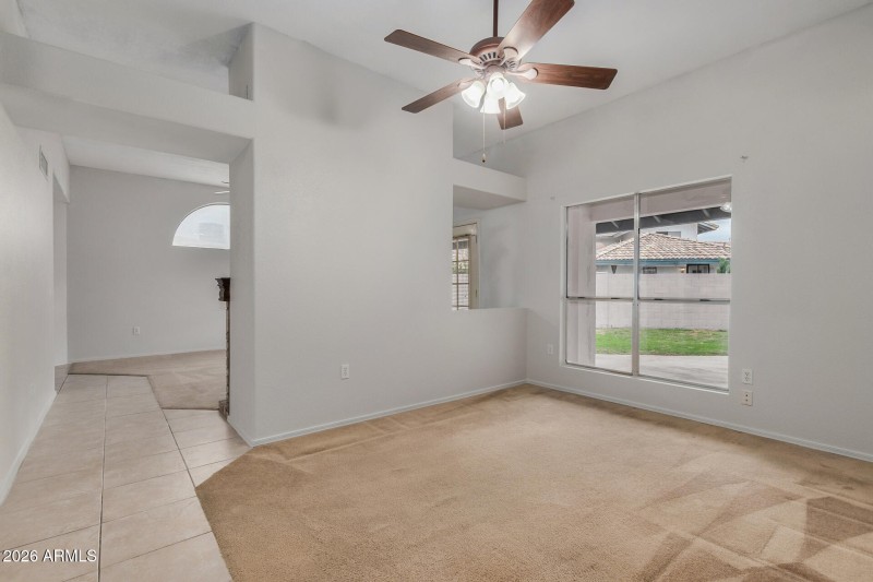 DEN next to formal living room