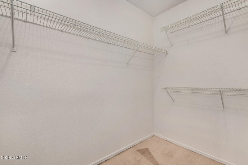 walk in master closet