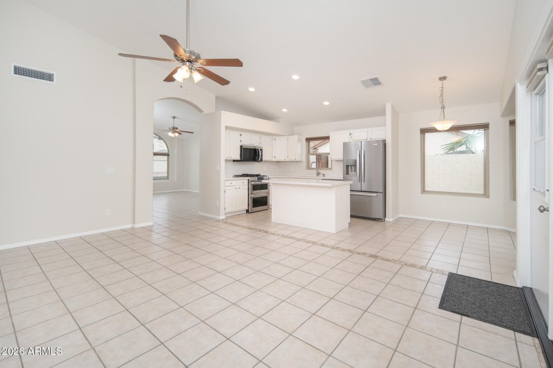 Family Room view toward Entry
