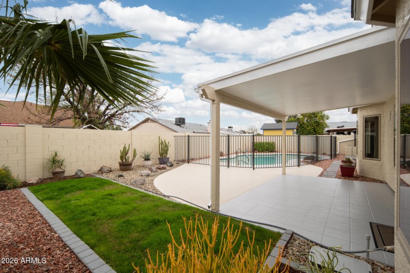 Covered Patio, Resurfaced Pool Deck