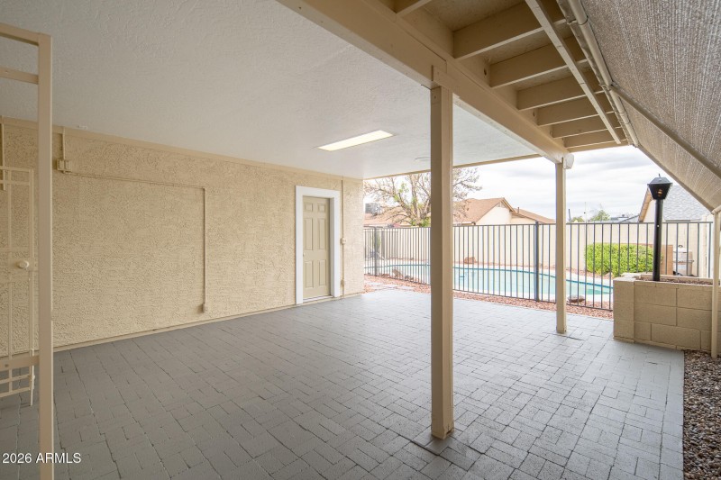 Extra Covered Storage Space