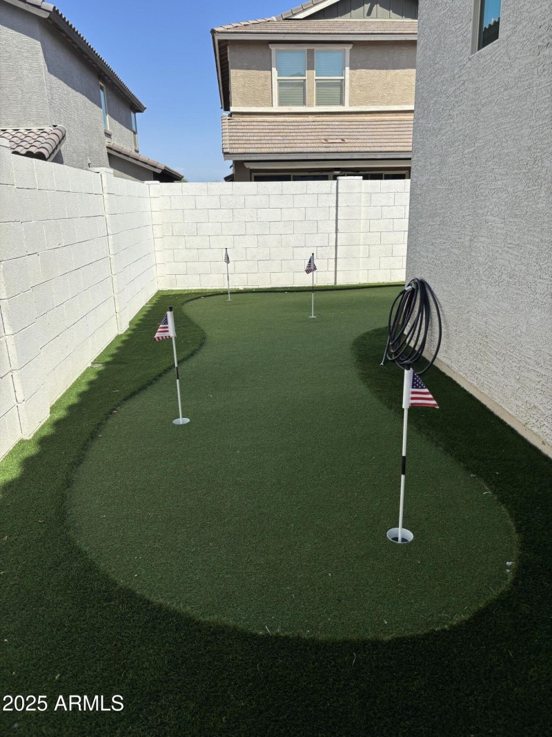 Side Yard Putting Green