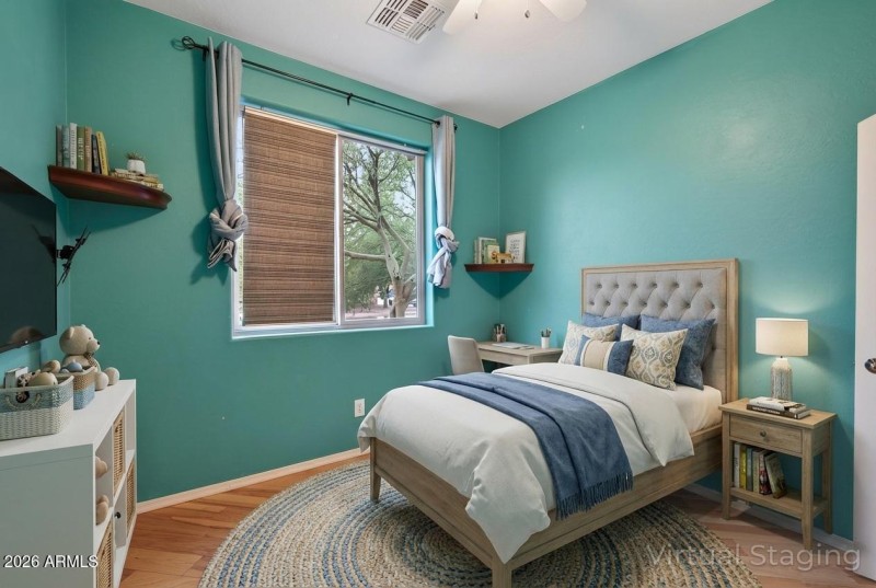 Virtual Staged Bedroom 2