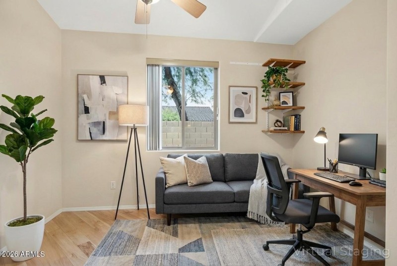 Virtual Staged Office Photo