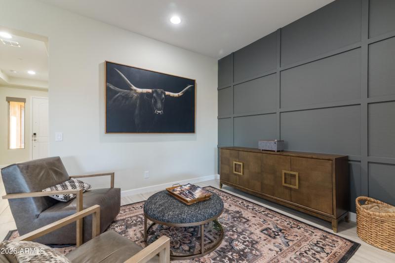 Lounge area near kitchen