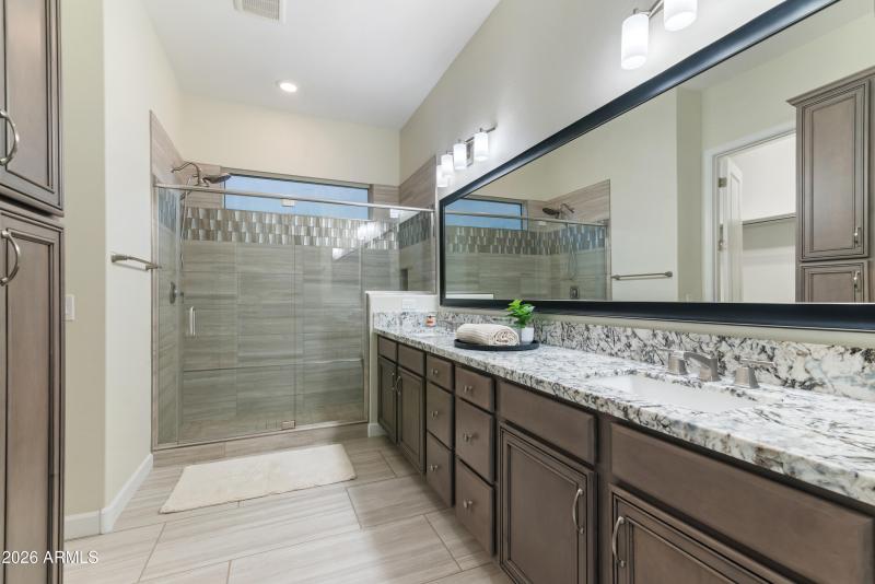 His & Hers Primary Bathroom