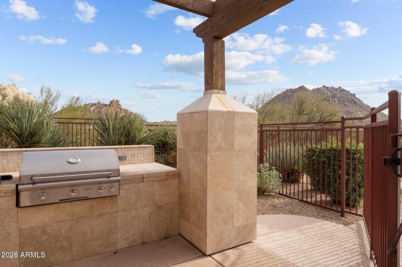 Grill with Mountain Views