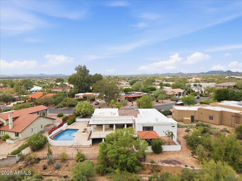 64-Aerial back of home