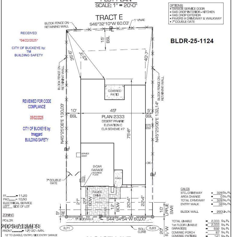 SH 45 Lot 5024 Plot Plan