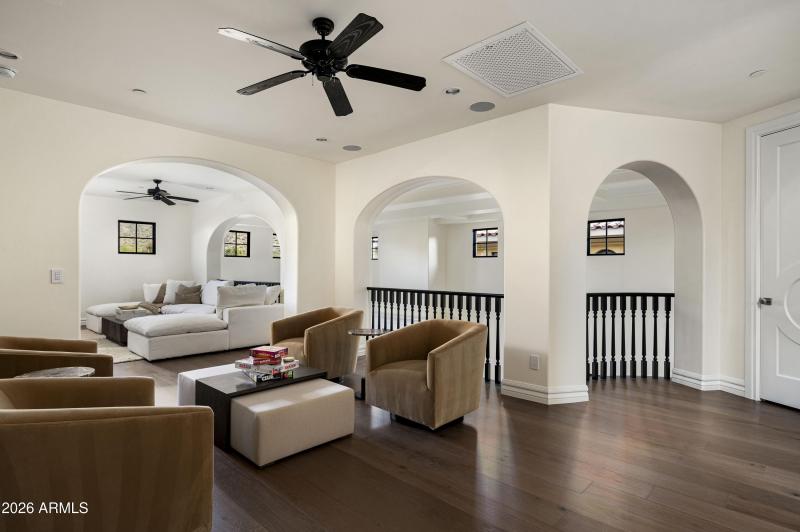 Upper level loft area