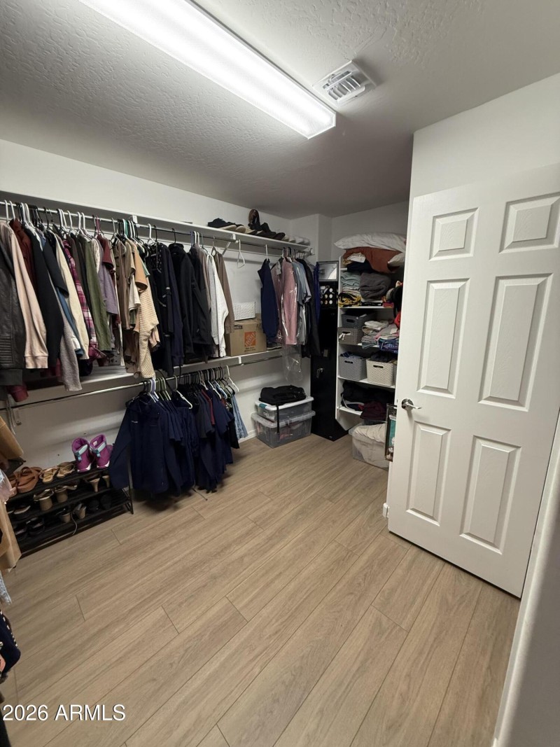 Large primary closet