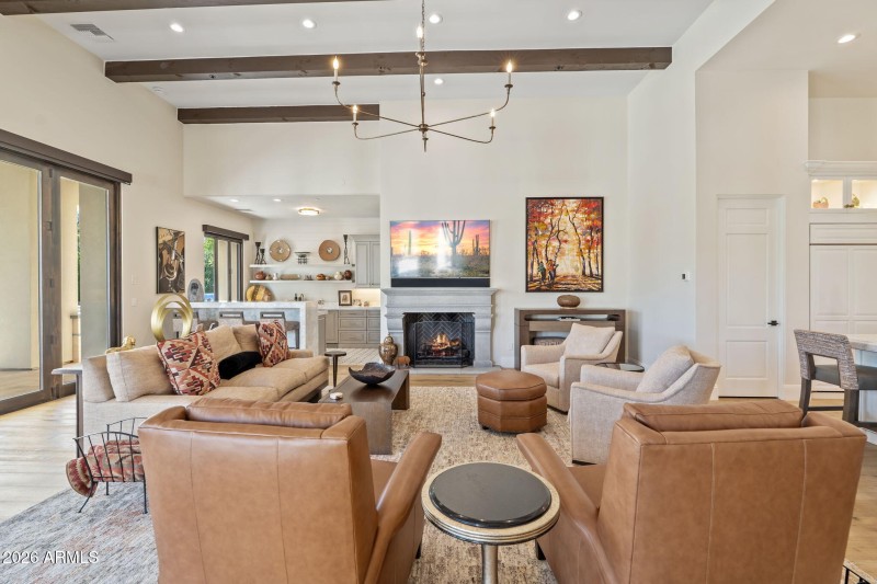 Family Room with Fireplace
