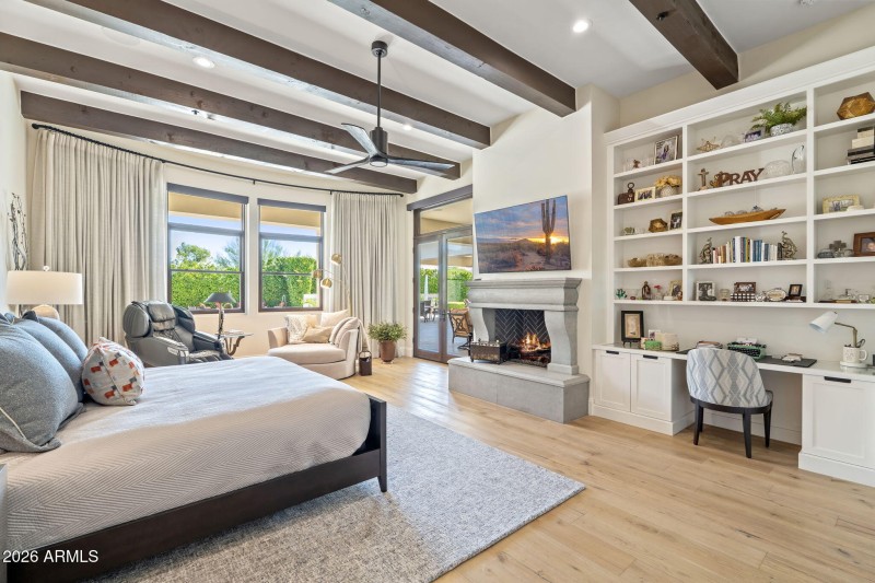 Primary Bedroom with Built-ins