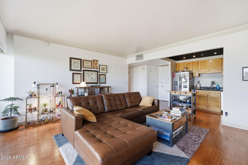 Living Room and Kitchen