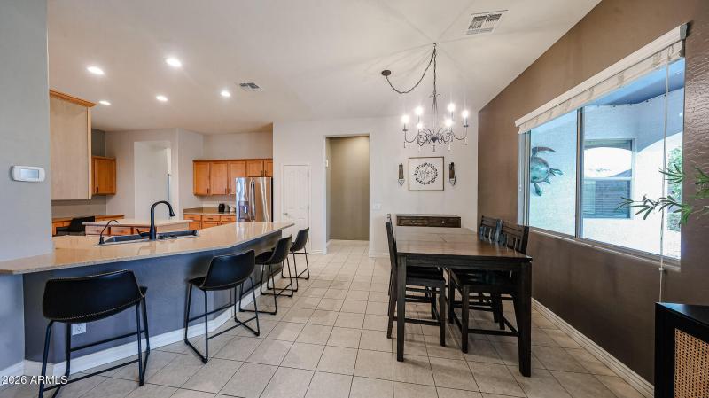 Dining Area Off Kitchen