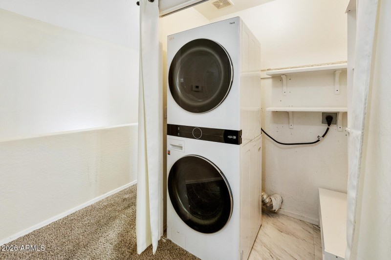 Upstairs Laundry room