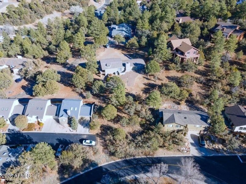 881 Alpha Ln Aerial View