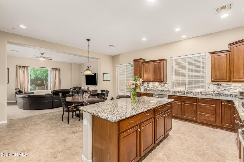 Kitchen to Family Room