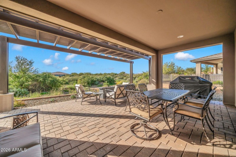 Covered Patio Dining Area