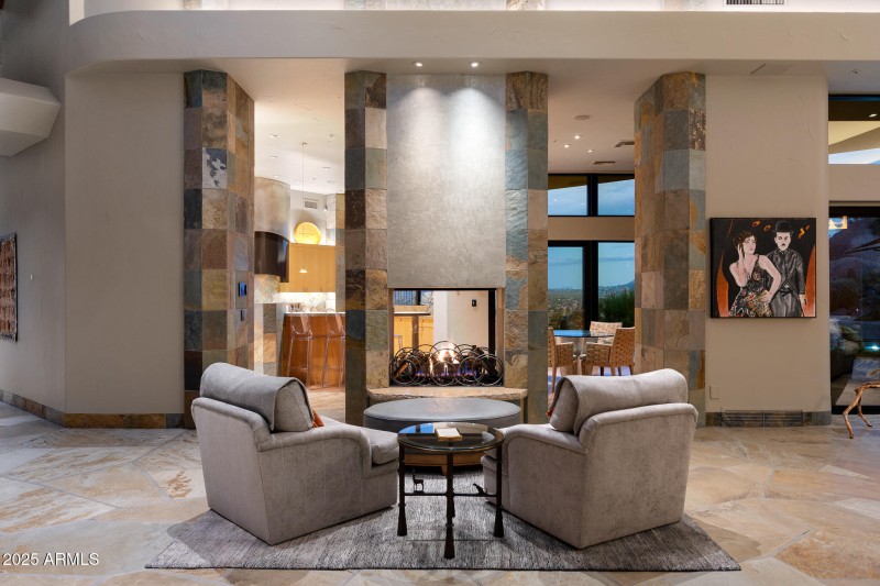 Two Way Fireplace