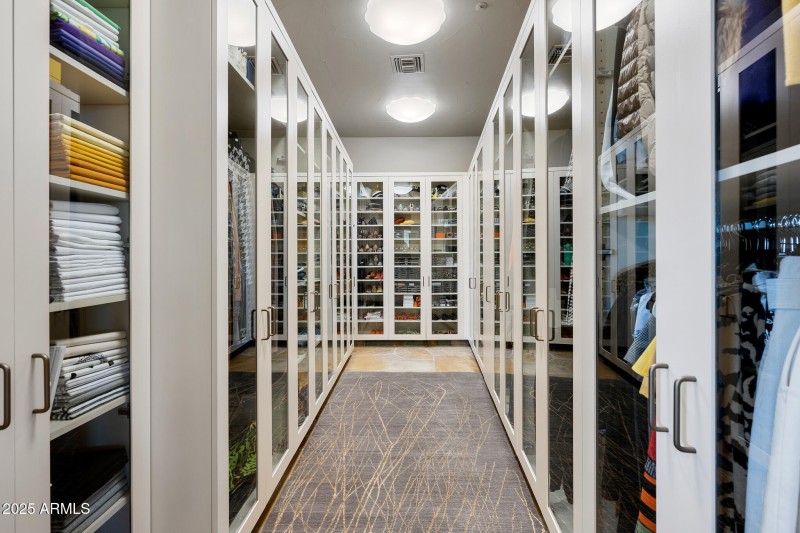 One of 2 Walk-In Closets