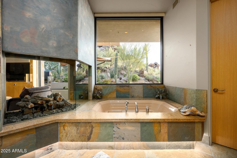 Primary Bath Fireplace