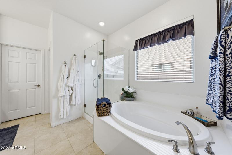 Soaking Tub and Seperate Shower