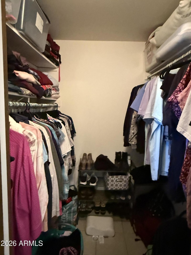 Primary closet