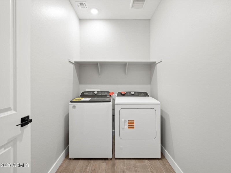 Included Washer & Dryer