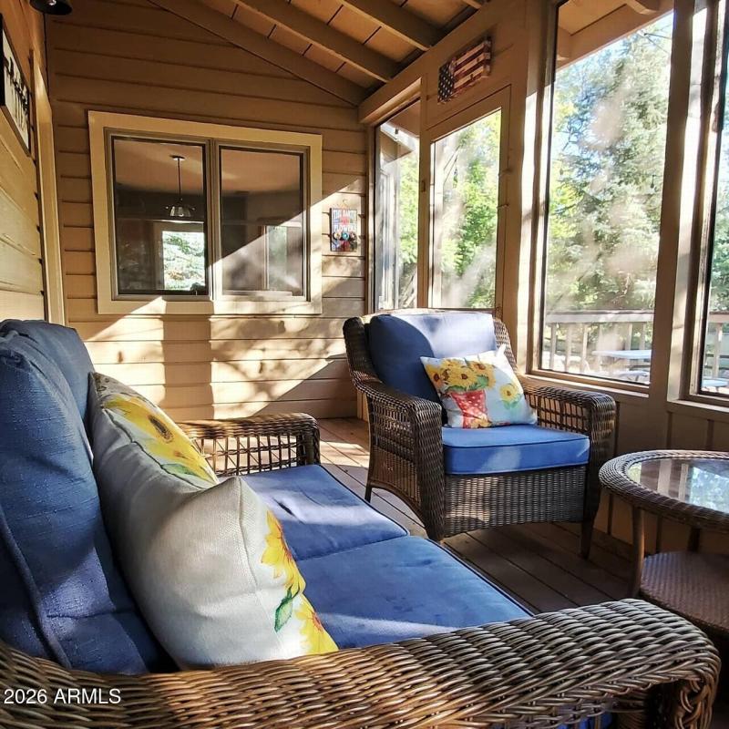 Screened Sun Room-Tan House