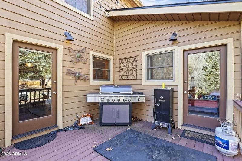 Back Deck off Kitchen
