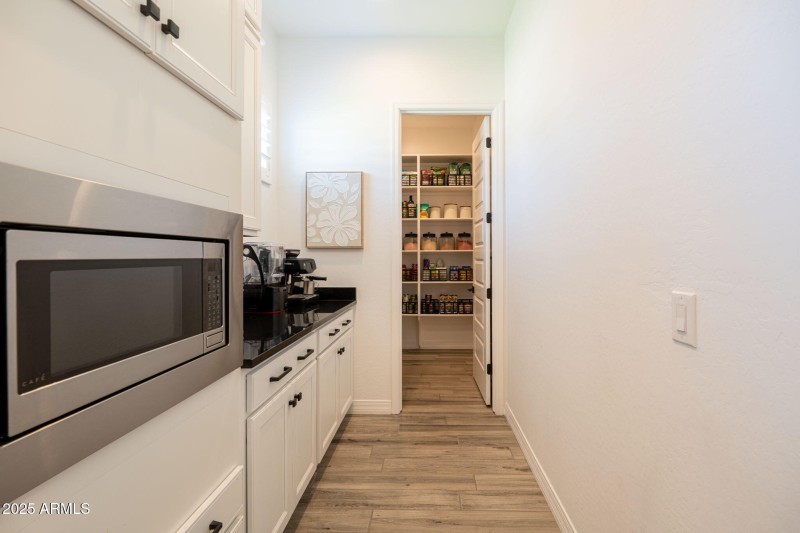 butler's area & walk in pantry