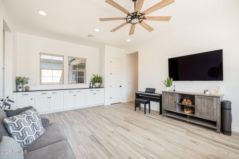 spacious second living space