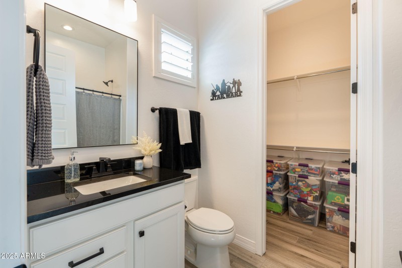 bedroom 3 w/private bath & w/i closet