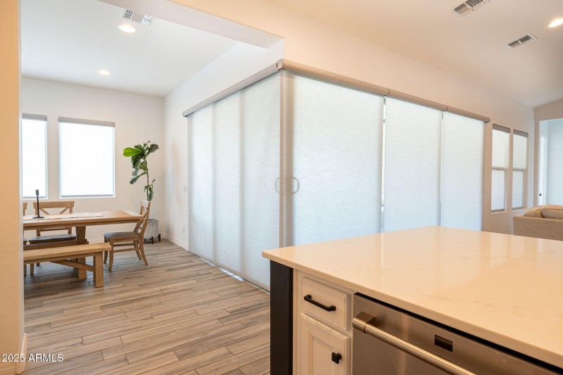 automatic shades throughout