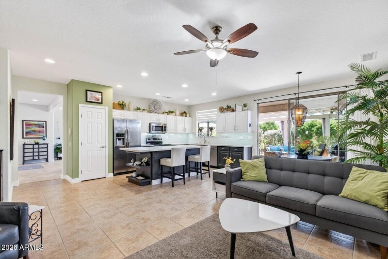 Family Room toward kitchen