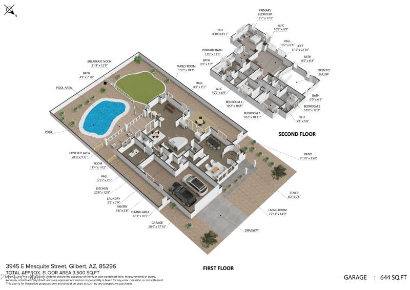Mesquite Floor-plan 3D