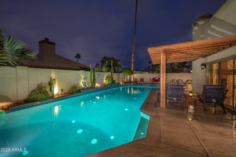 Back Yard at Twilight