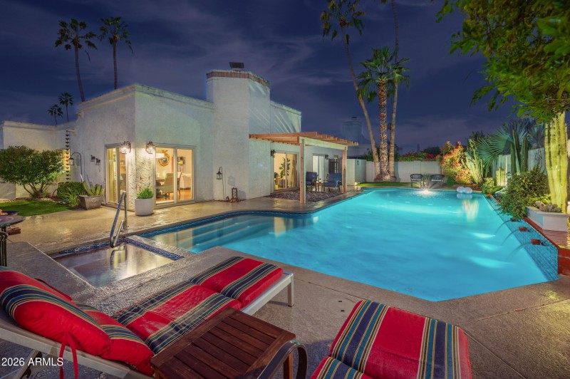 Back Yard at Twilight