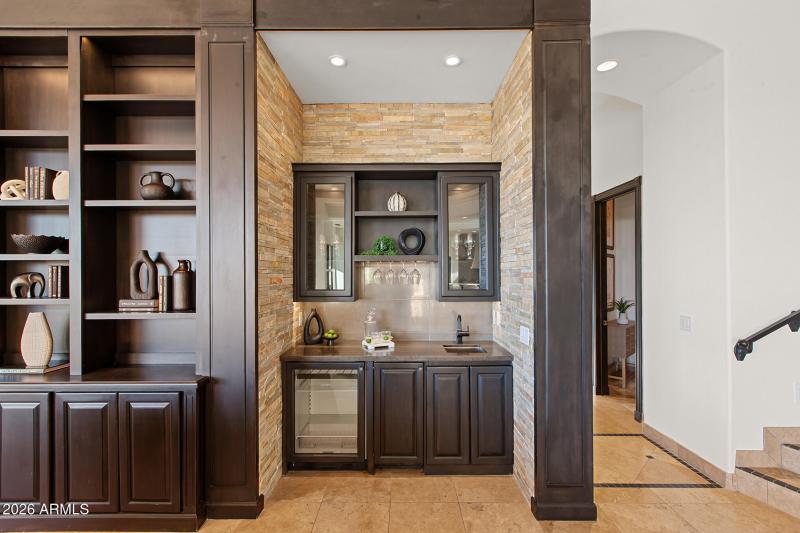 Wetbar in Great room
