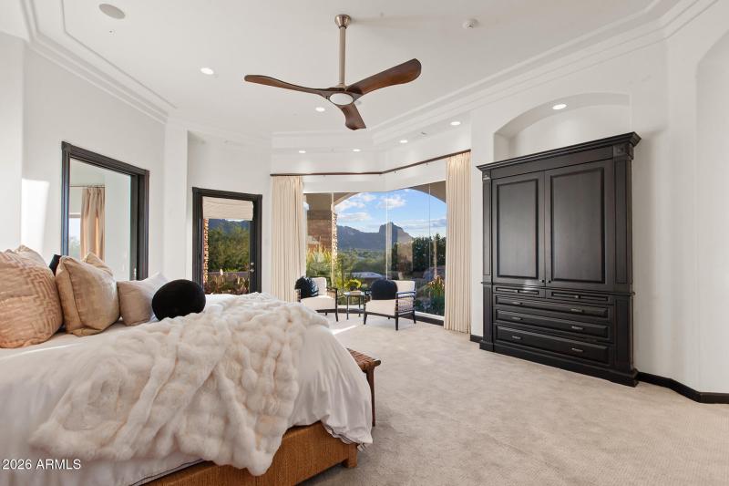 Views of Camelback from primary bedroom