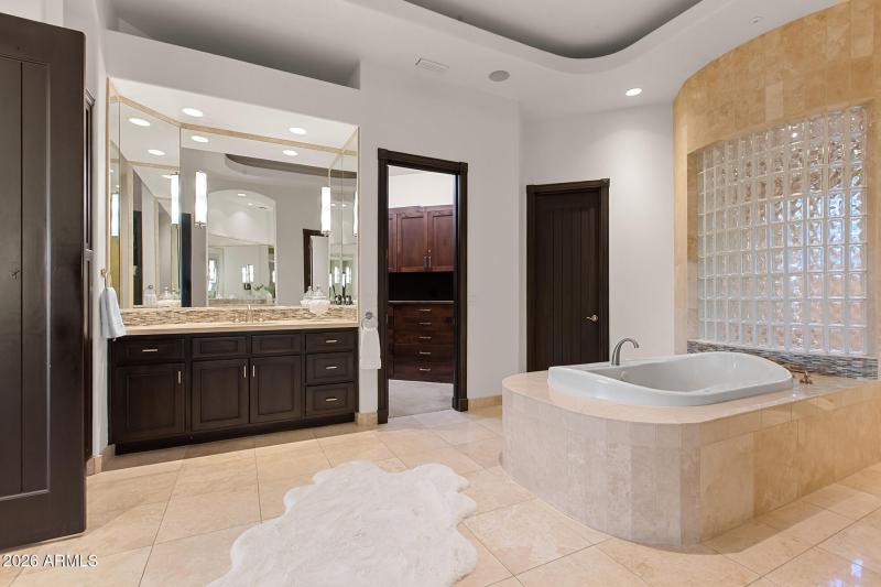 Primary bath, his sink area