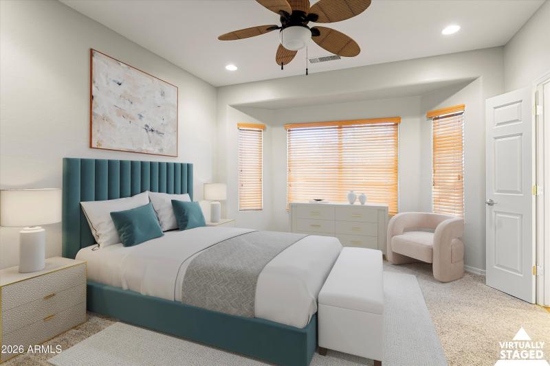 22-Primary Bedroom - Staged