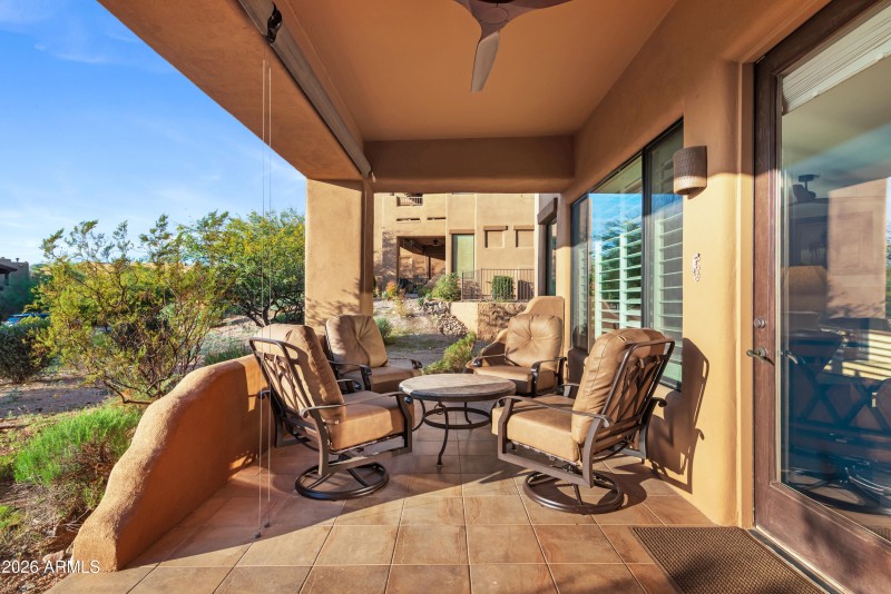 Another view of patio