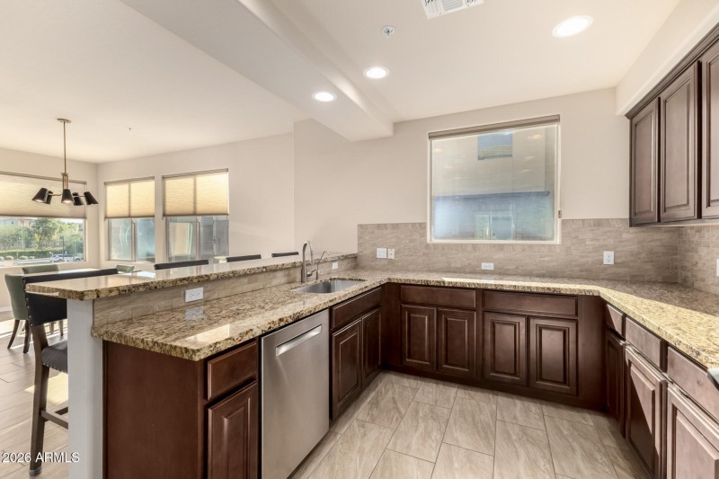 Kitchen open to Great Room