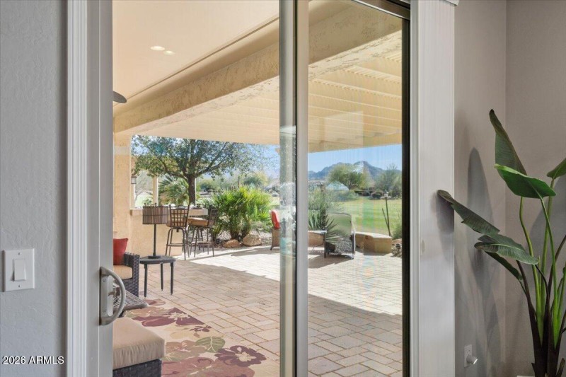 Patio access from Primary Bedroom