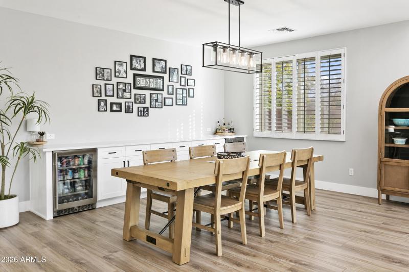 DINING ROOM W/ BUILT-INS