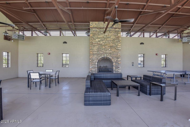 Community Center-Patio-Fireplace